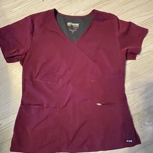 Greys anatomy scrub top size medium gently used condition